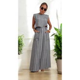 Conjunto Feminino Capri - Feito 100% em Linho Italiano