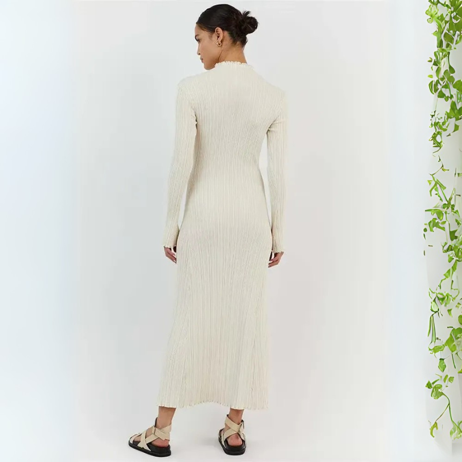 Vestido Canelado Ariel - Brilhe no Inverno