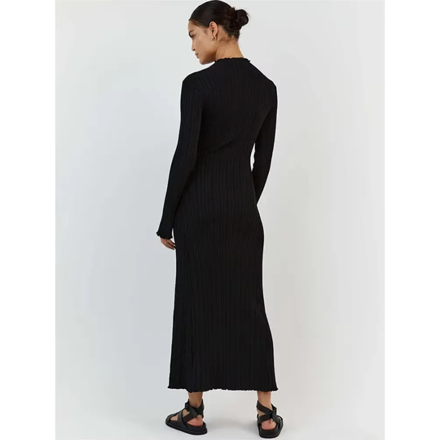 Vestido Canelado Ariel - Brilhe no Inverno