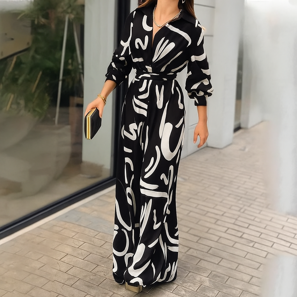 Macacão Zara – Sofisticação da Moda Europeia em Estampa Exclusiva