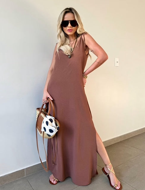 Vestido Longo Amalfi / PRÉ VENDA -  ENVIO EM 28/10