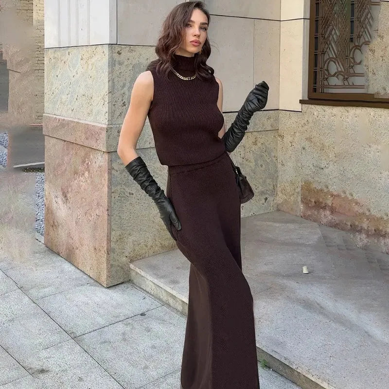 Conjunto Lunara - Elegância suave aquecida com estilo.