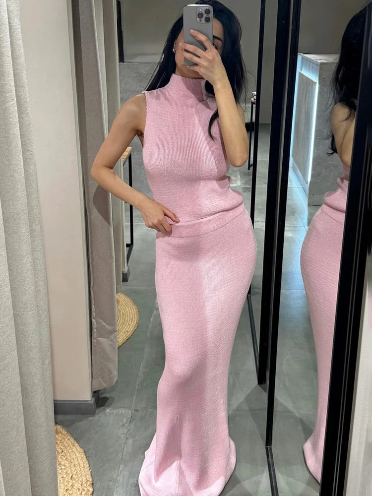 Conjunto Lunara - Elegância suave aquecida com estilo.