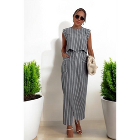 Conjunto Feminino Capri - Feito 100% em Linho Italiano