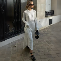 Vestido Canelado Aurora - Vesatilidade e Estilo
