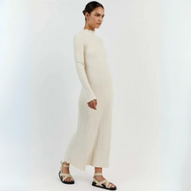 Vestido Canelado Ariel - Brilhe no Inverno