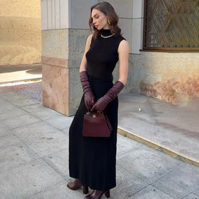 Conjunto Lunara - Elegância suave aquecida com estilo.