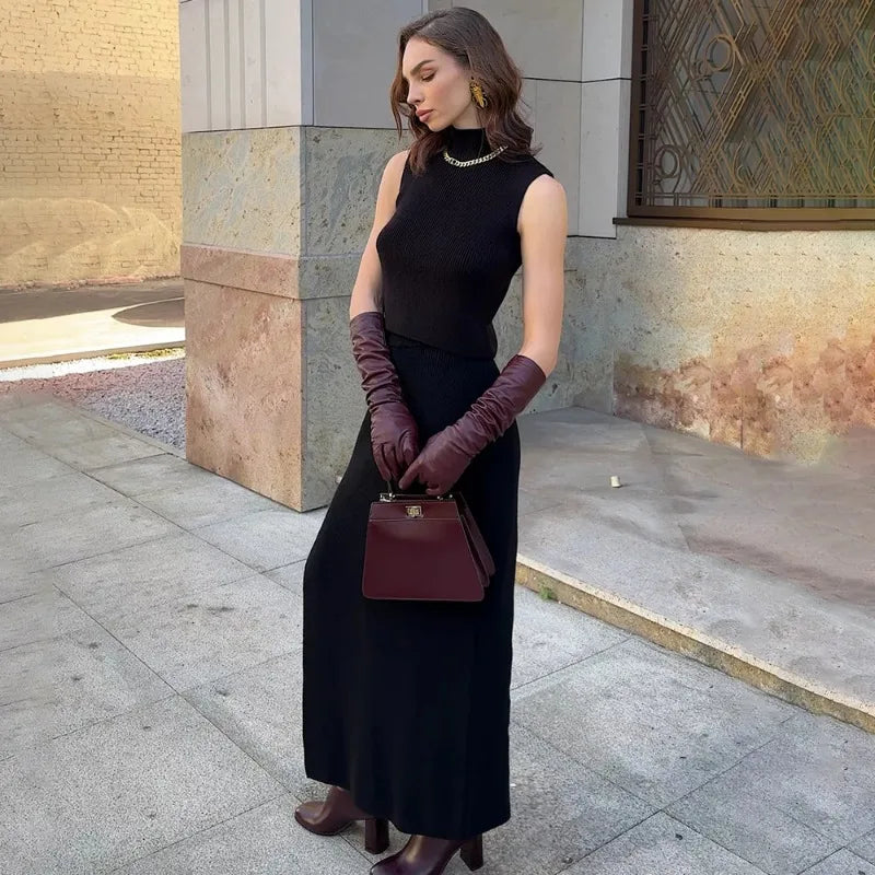 Conjunto Lunara - Elegância suave aquecida com estilo.