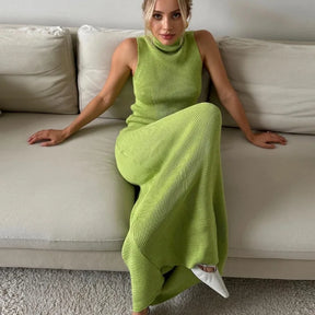 Conjunto Lunara - Elegância suave aquecida com estilo.